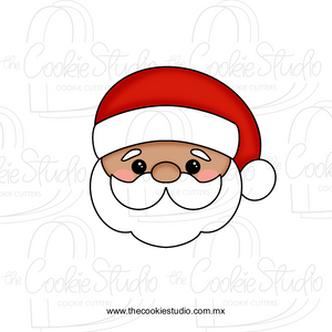 Cara Santa Claus 2023 - STL FILE DIGITAL PRODUCT