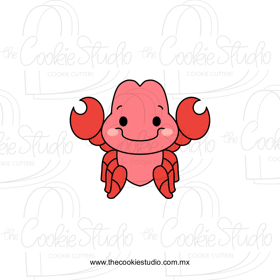 Cortador de Galleta Cangrejo Sirenita