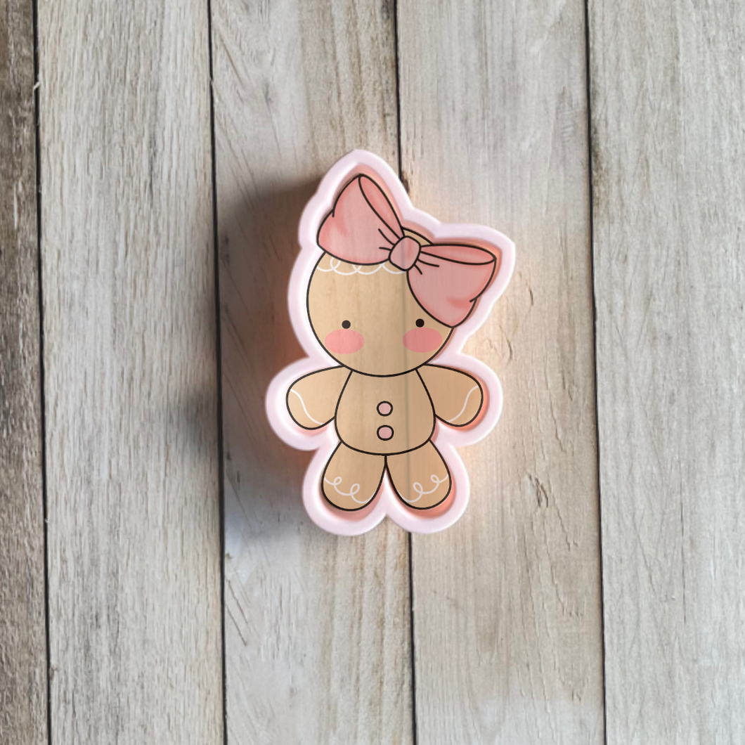 Cortador de Galleta BLOOPER Niña Jengibre Moño