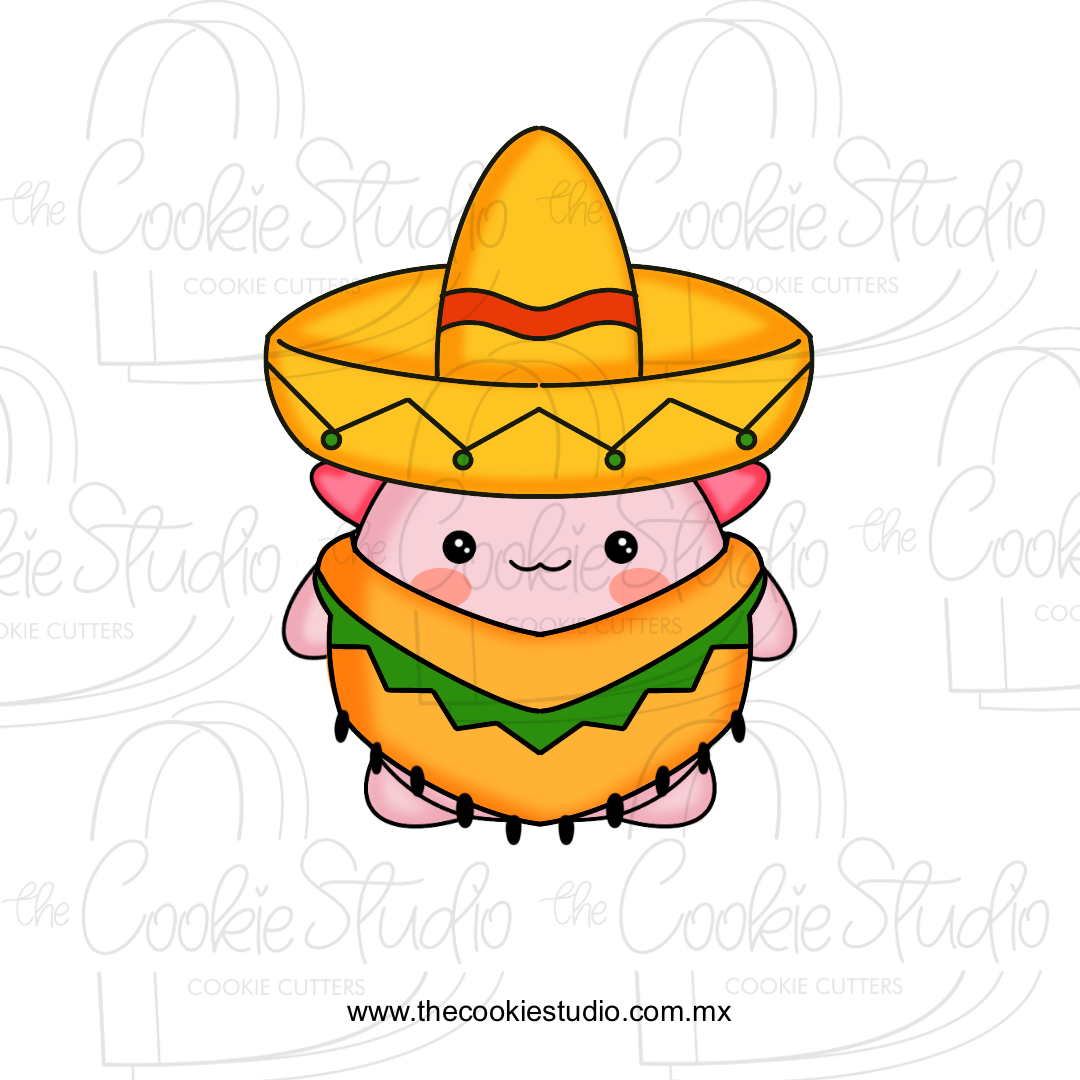 Cortador de Galleta Ajolote Sombrero