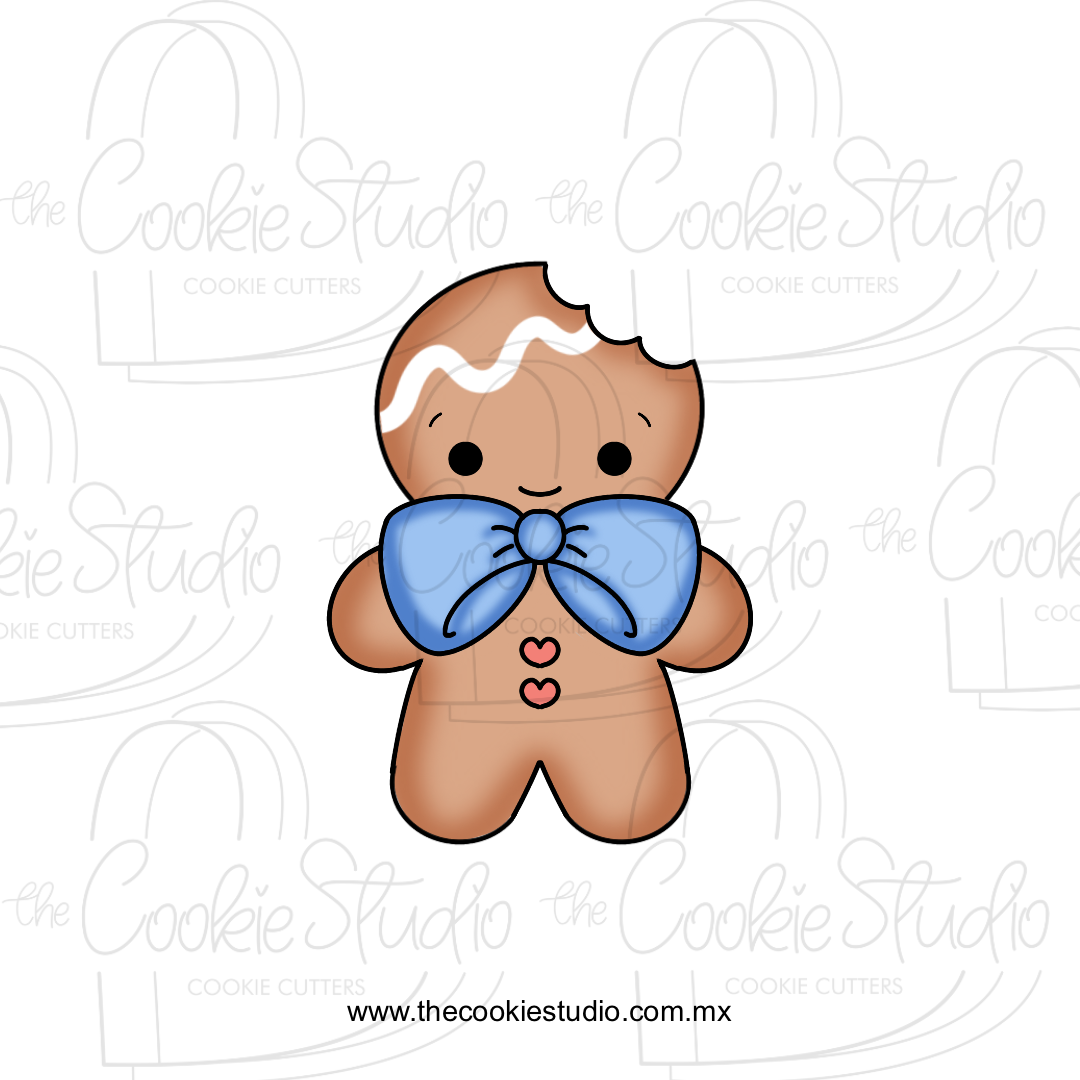 Cortador de Galleta Niño Jengibre Mordida