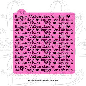 Stencil Happy Valentine´s Day