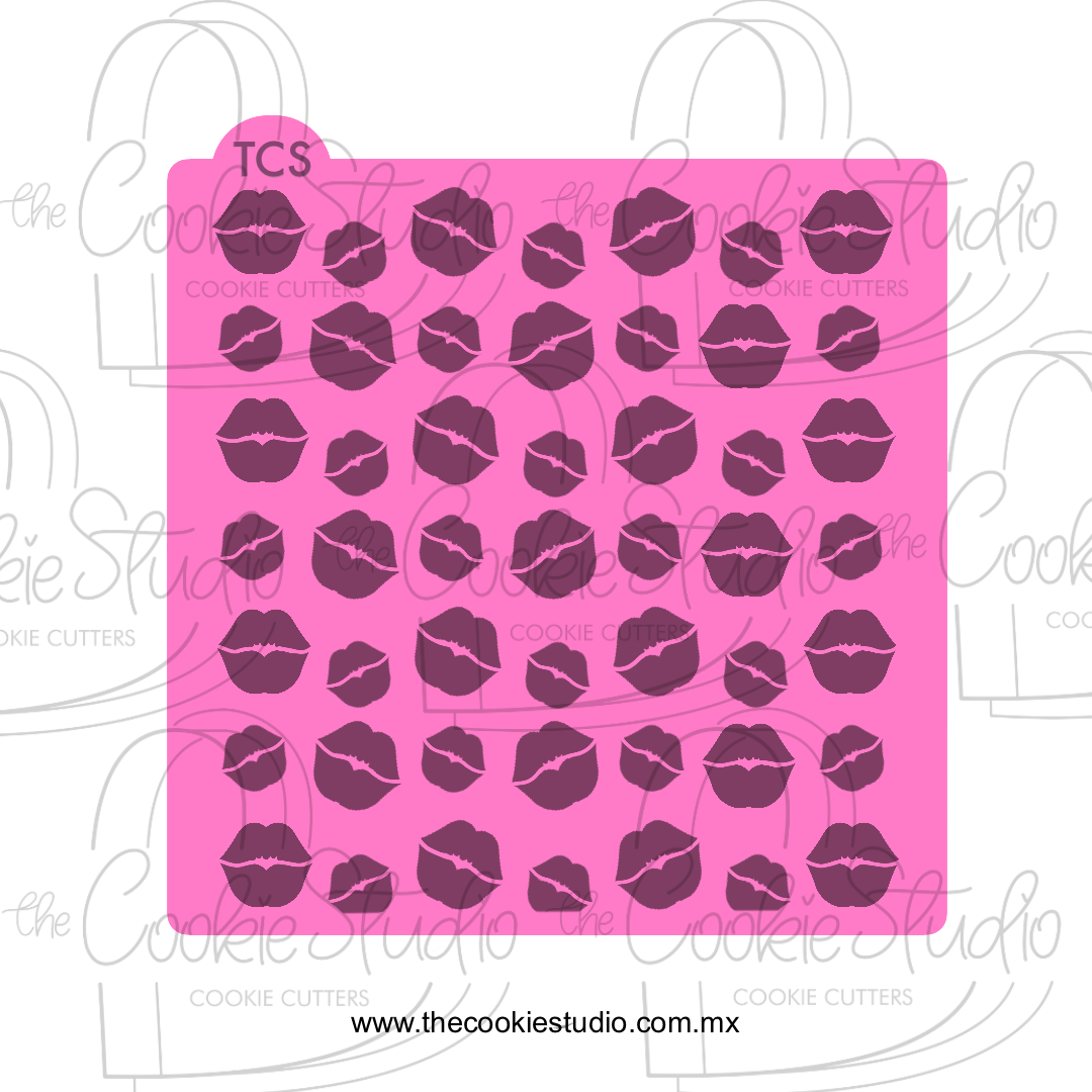 Stencil Besos