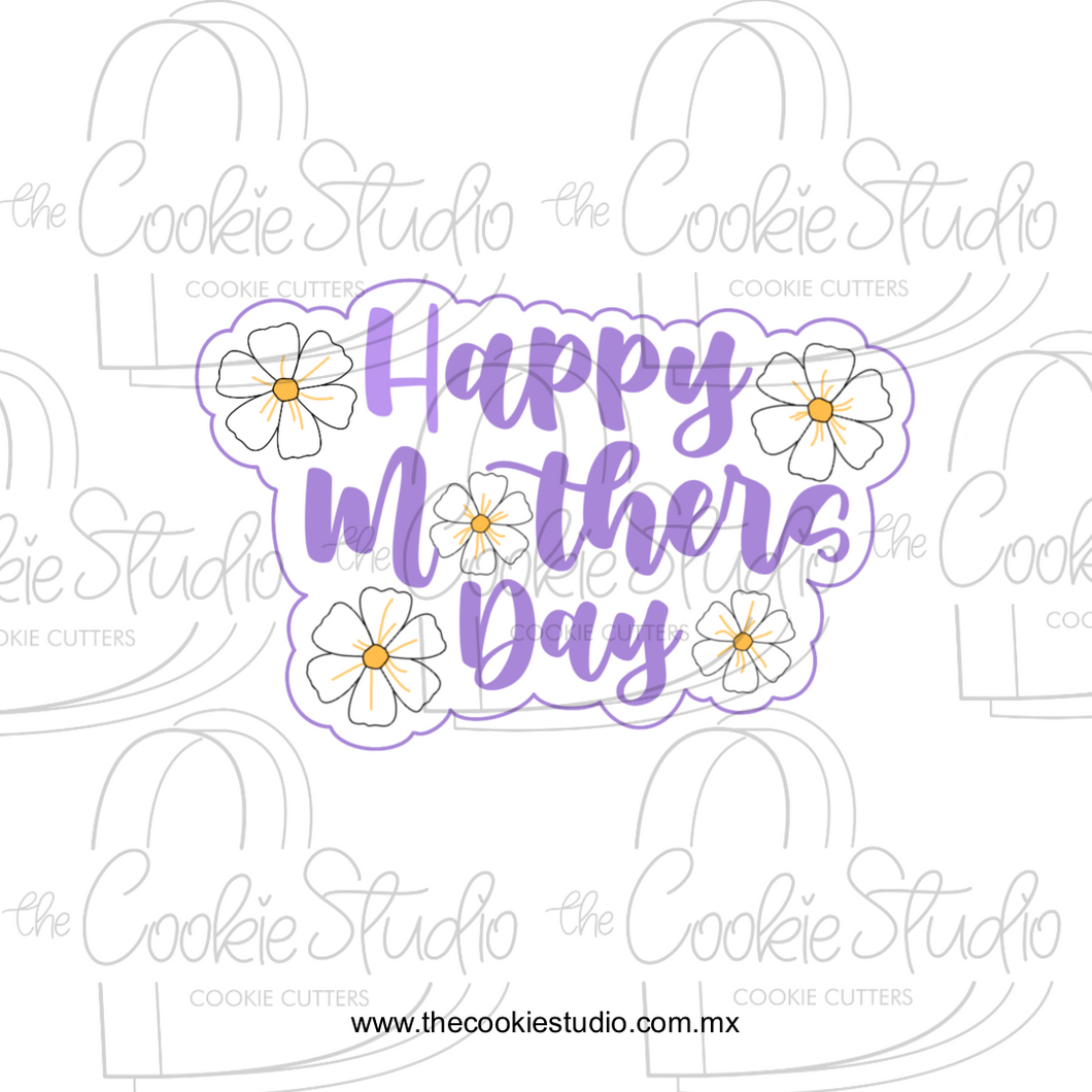 Cortador de Galleta Placa Happy Mothers Day