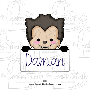 Cortador de Galleta Plaquita Hombre Lobo