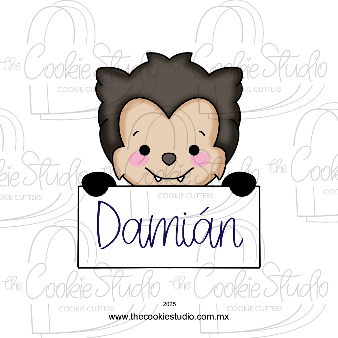 Cortador de Galleta Plaquita Hombre Lobo