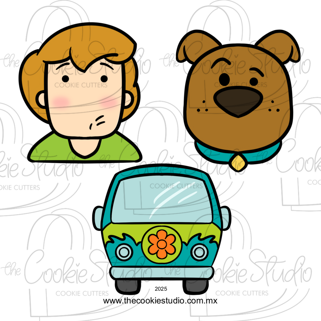 Set Cortadores de Galleta Scooby Doo (3 Piezas)