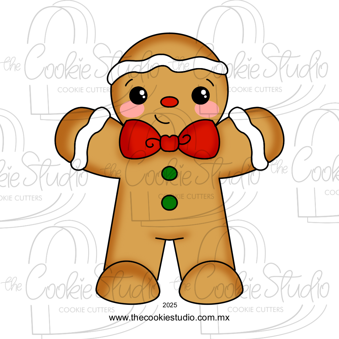 Cortador de Galleta Muñeco Jengibre  Abrazo