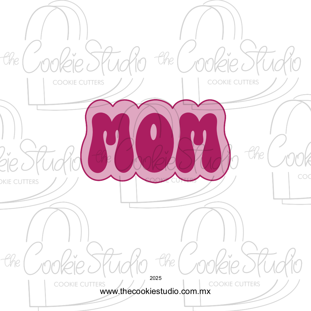 Cortador de Galleta Placa Mom