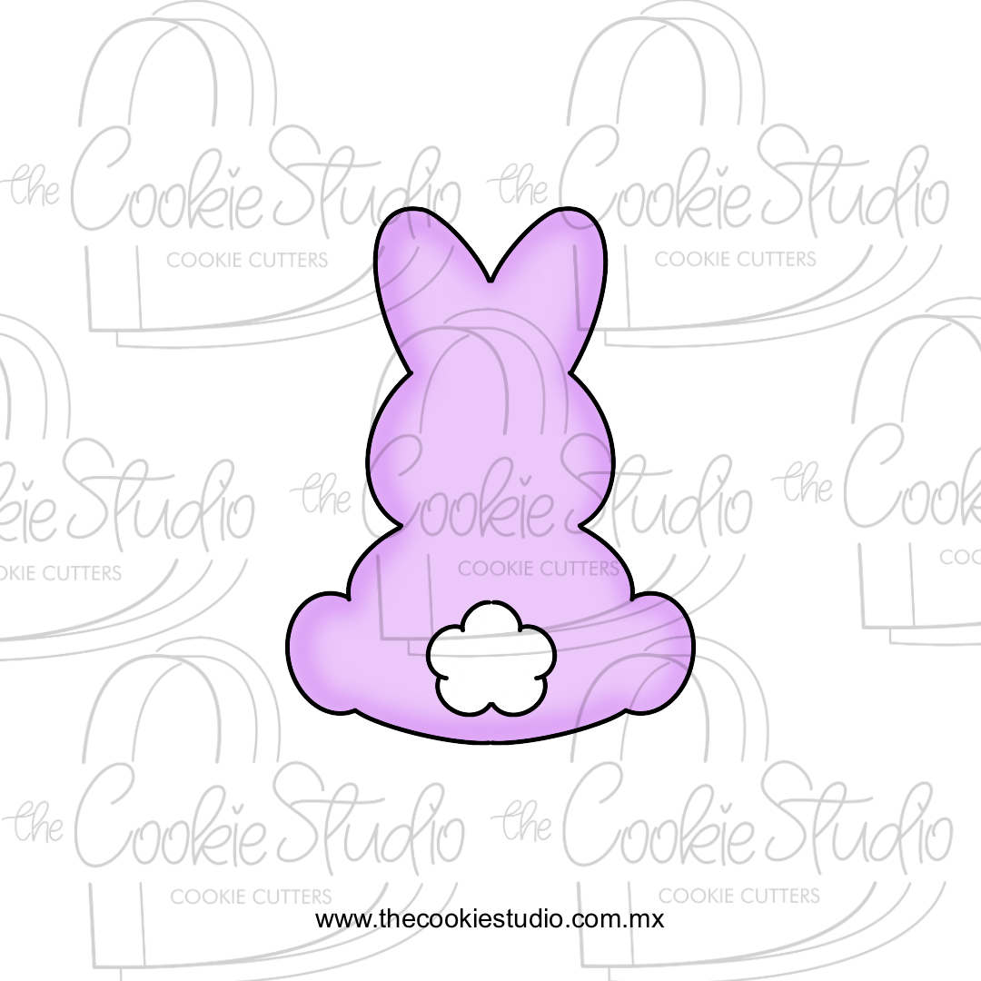 Cortador de Galleta Conejo de Espaldas
