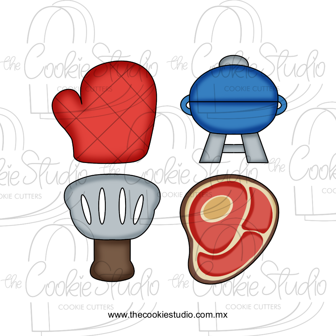Set Cortadores de Galletas Parrillada