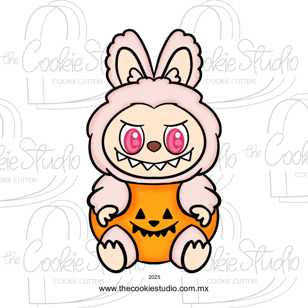 Cortador de Galleta Labubu Calabaza