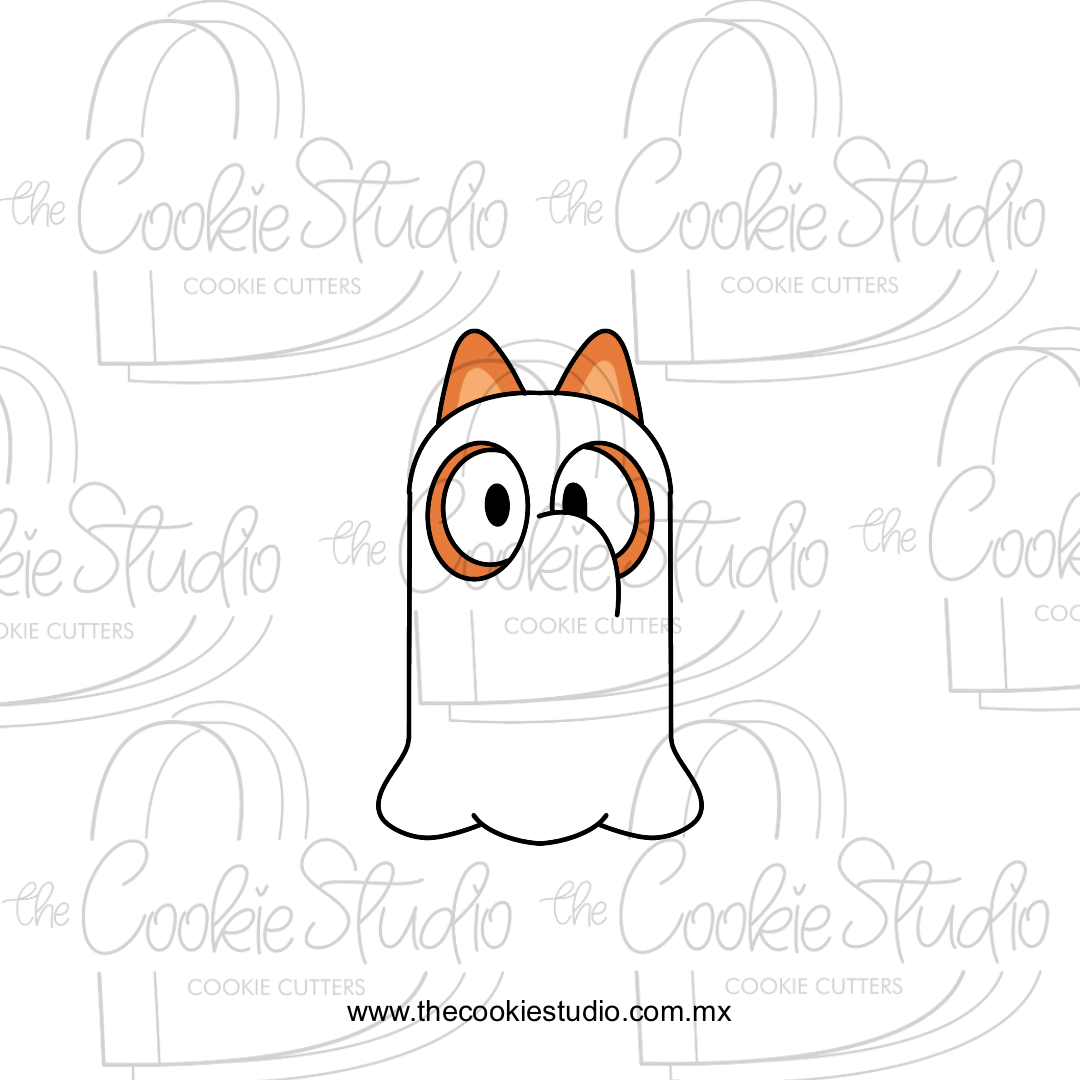 Cortador de Galleta Perrita Disfraz Fantasma