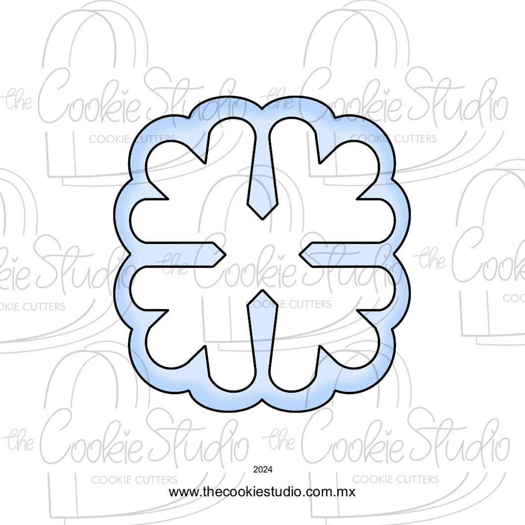 Cortador de Galleta Copo Nieve v2