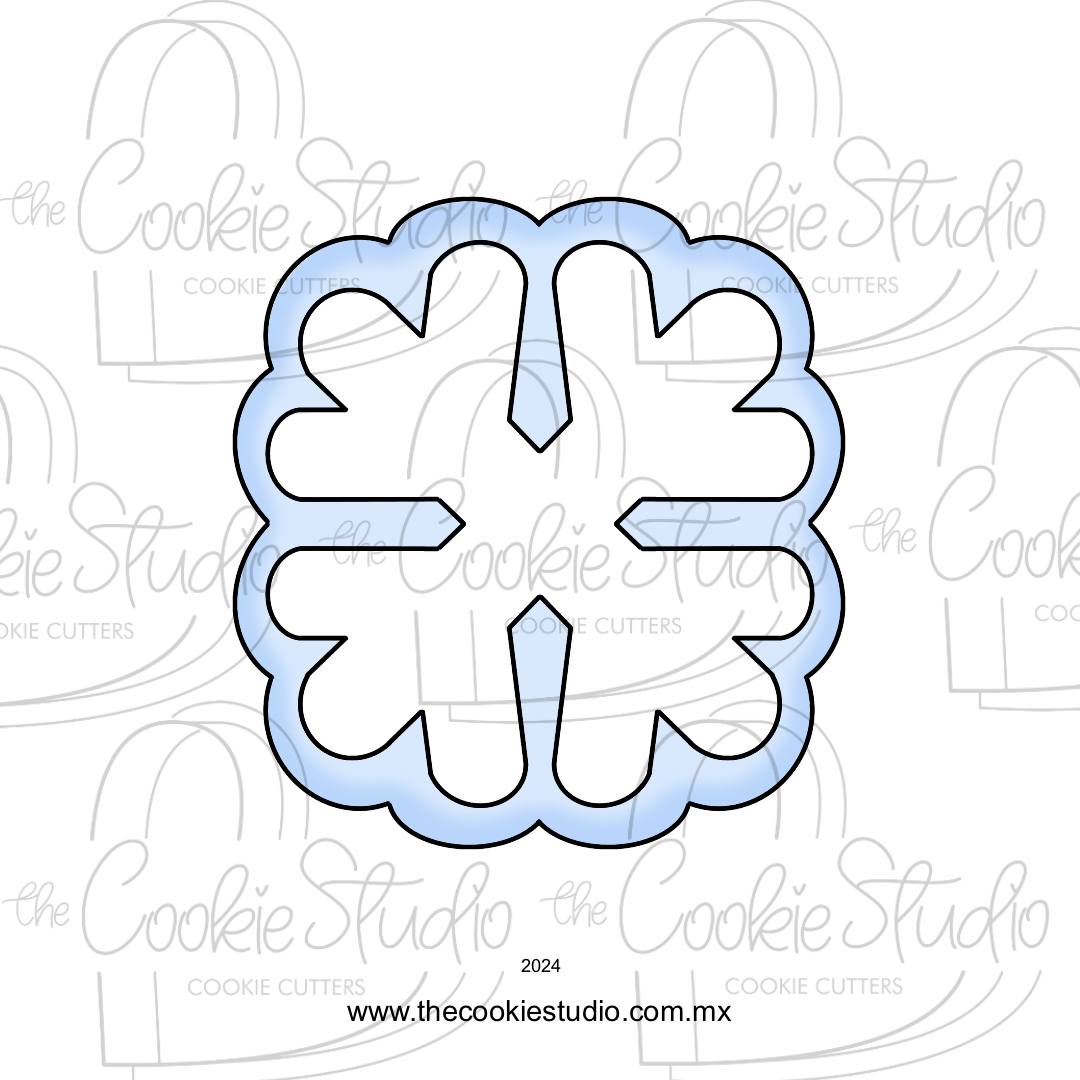 Cortador de Galleta Copo Nieve v2