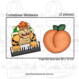Set Cortadores de Galleta Peaches (2 Piezas)