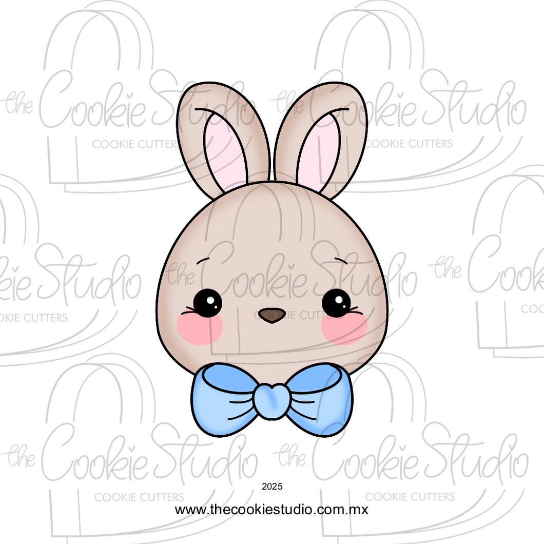 Cortador de Galleta Cara Conejito Moño
