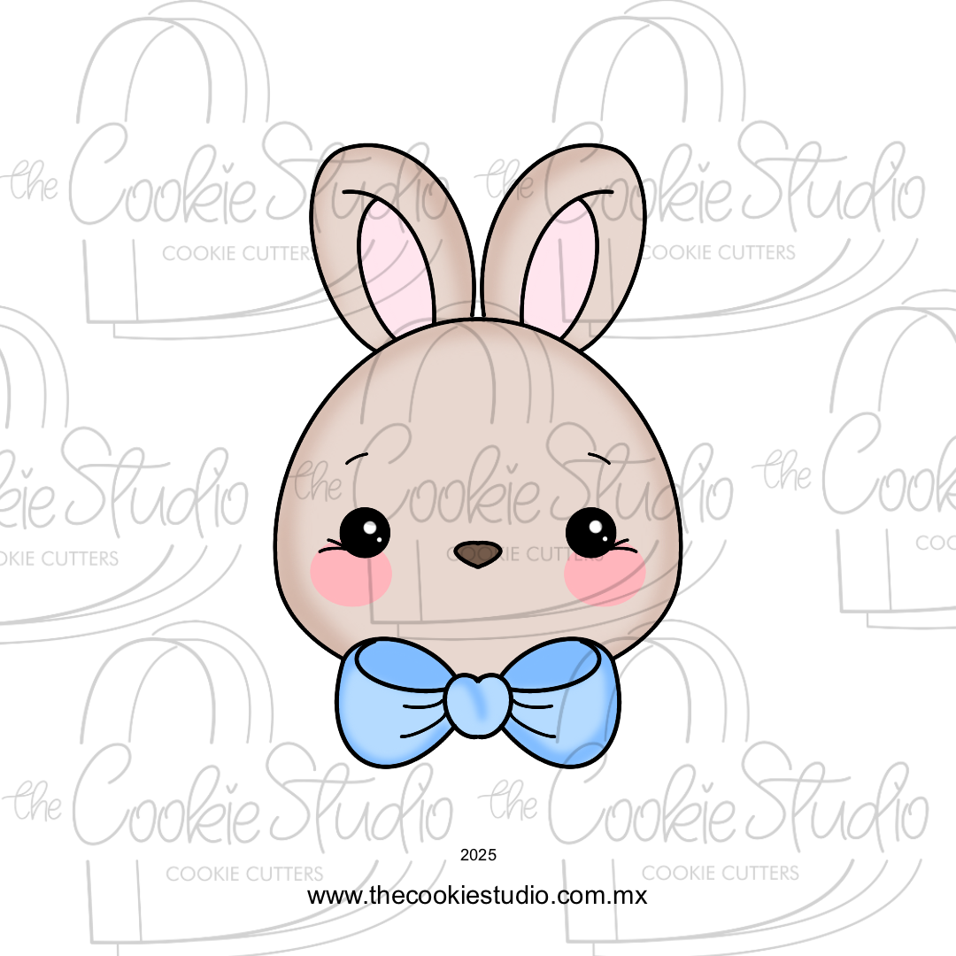 Cortador de Galleta Cara Conejito Moño