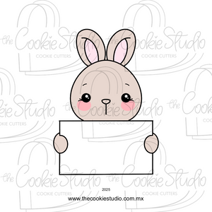 Cortador de Galleta Placa Conejito