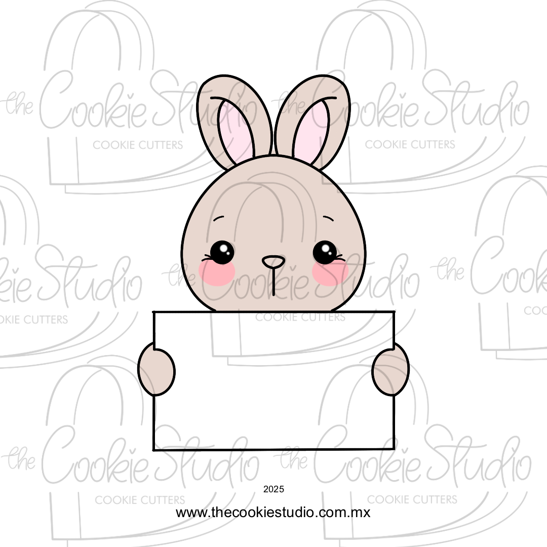 Cortador de Galleta Placa Conejito