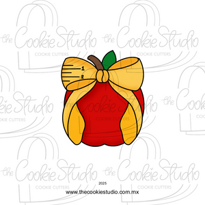 Cortador de Galleta Manzana Lazo