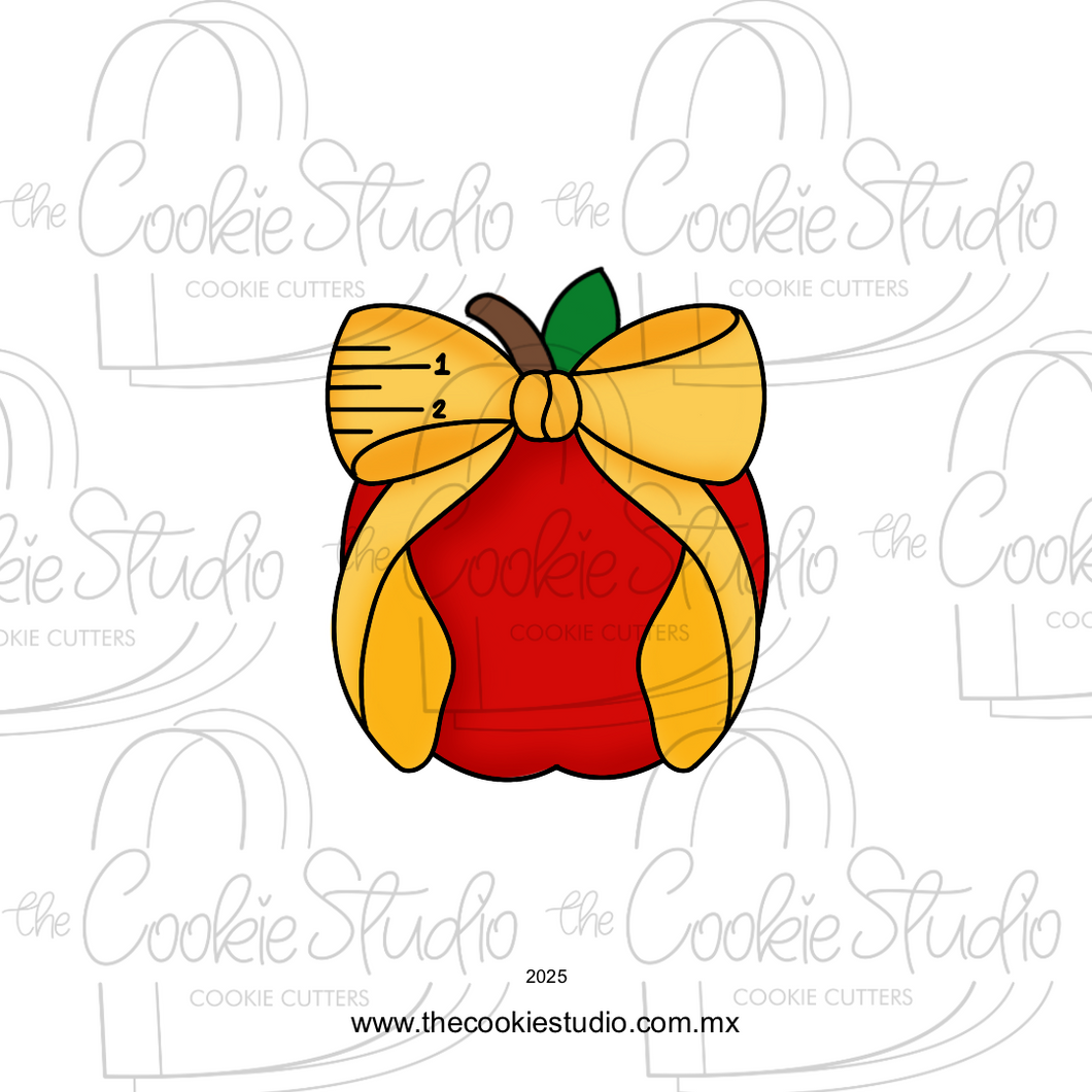 Cortador de Galleta Manzana Lazo