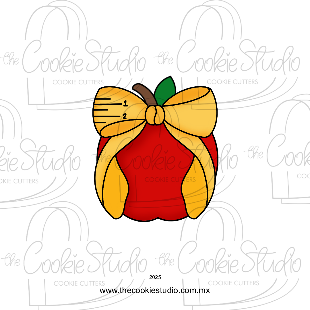 Cortador de Galleta Manzana Lazo