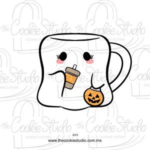 Cortador de Galleta Taza Fantasma v2