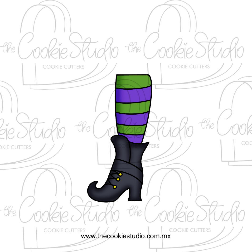 Cortador de Galleta Pierna Bruja