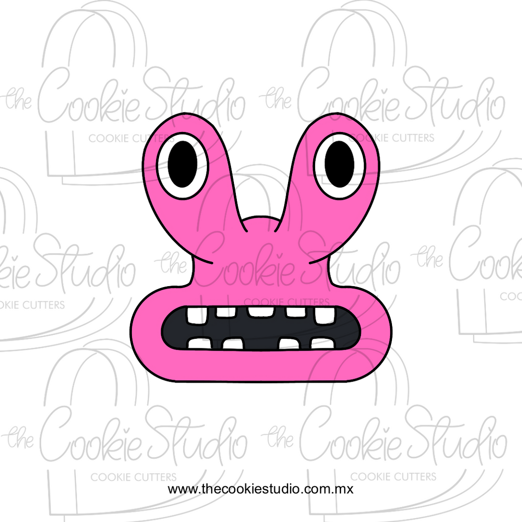 Cortador de Galleta Rosa de Amigos Arcoiris