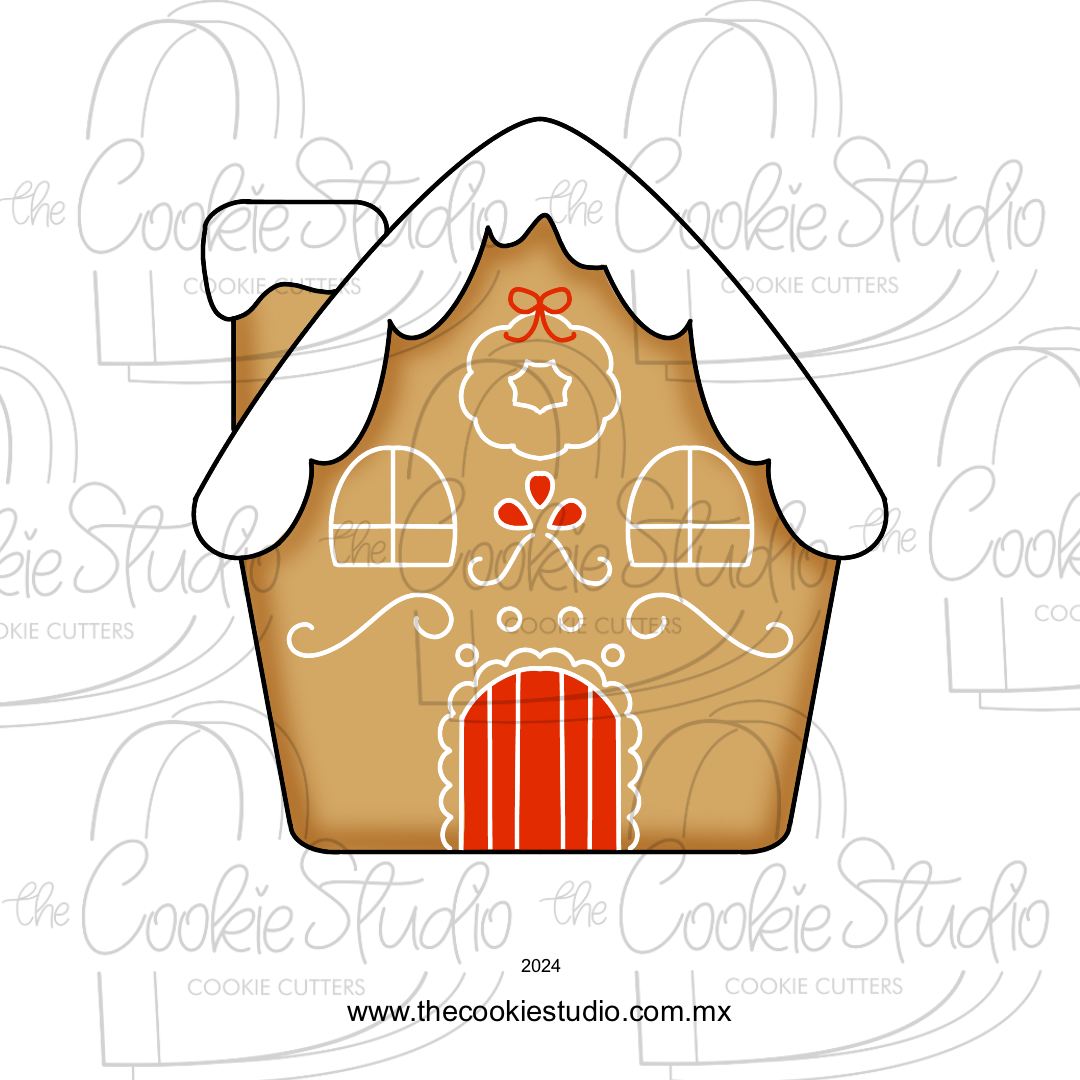 Cortador de Galleta Casita Jengibre v2
