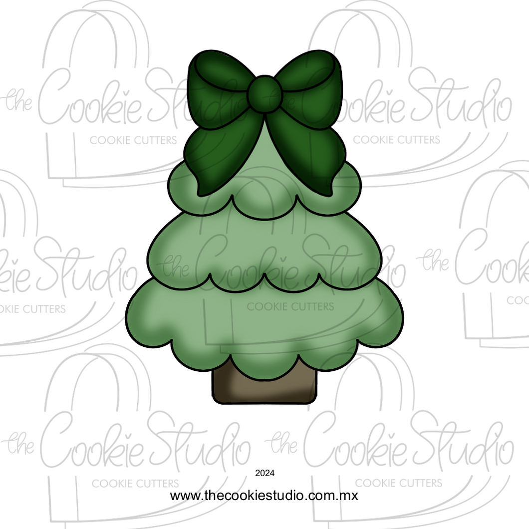Cortador de Galleta Árbol Navideño Moño