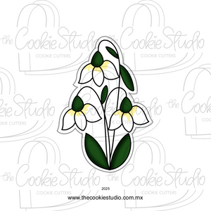 Cortador de Galleta Flores Lirios