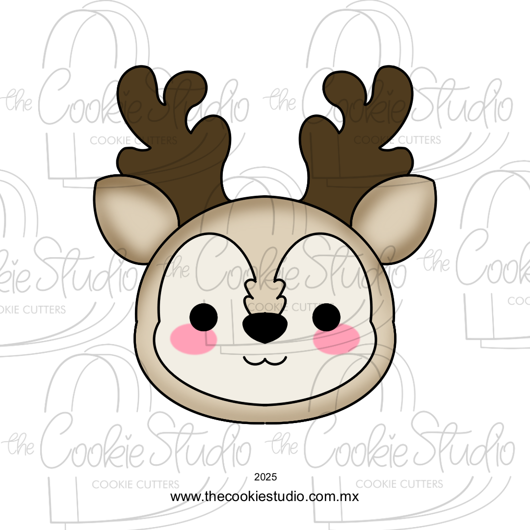 Cortador de Galleta Cara Venadito v2