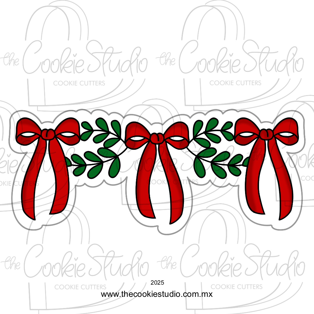 Cortador de Galleta Guirnalda Moños
