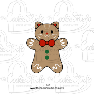 Cortador de Galleta Gato Jengibre – Thecookiestudio