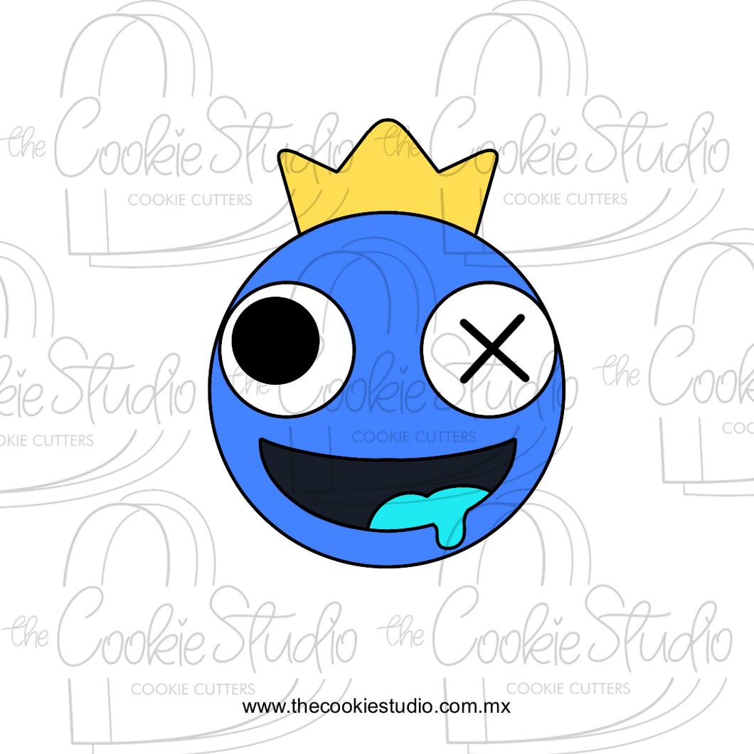 Cortador de Galleta Azul de Amigos Arcoiris
