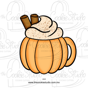 Cortador de Galleta Taza Calabaza Canela