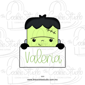 Cortador de Galleta Plaquita Frankenstein