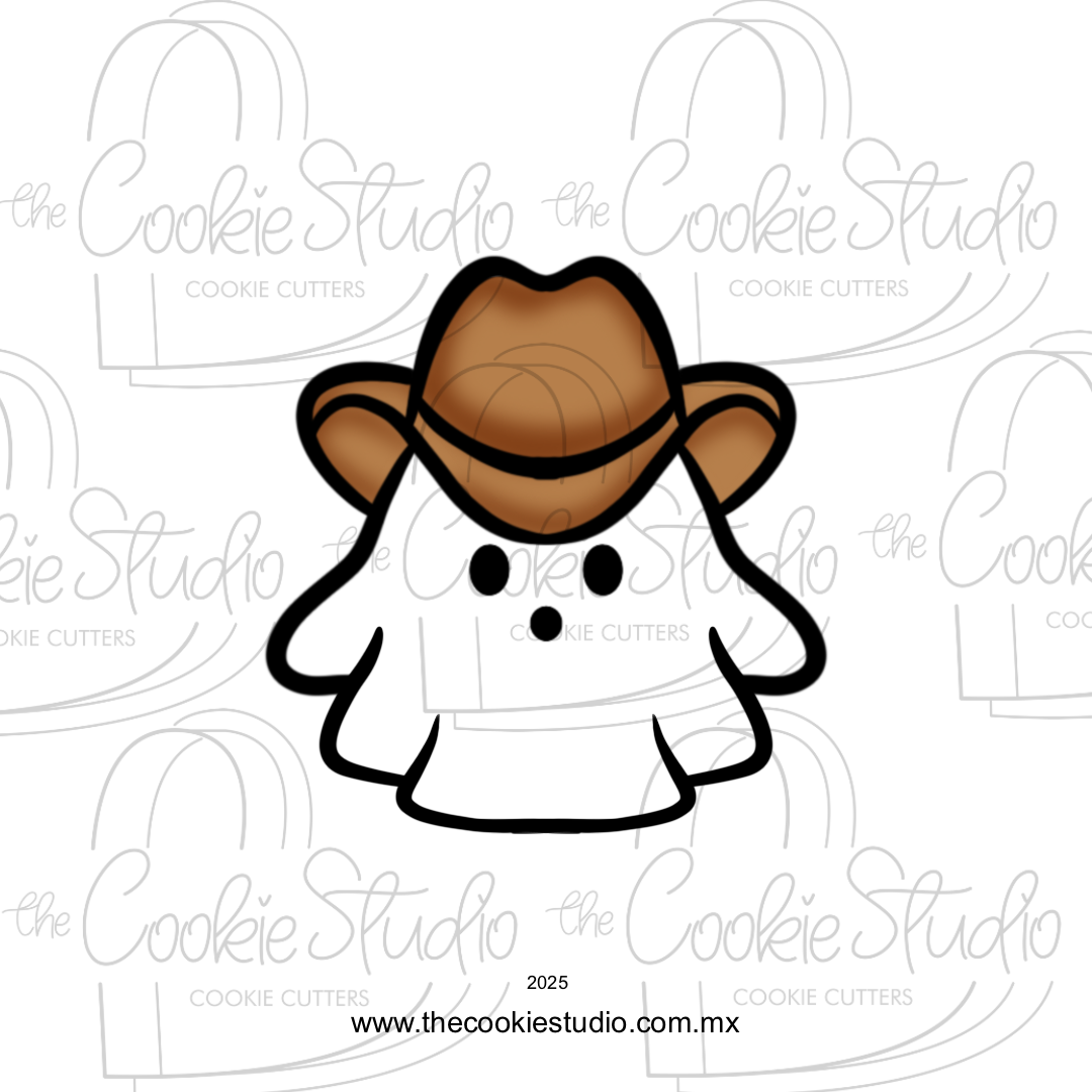 Cortador de Galleta Fantasma Vaquero