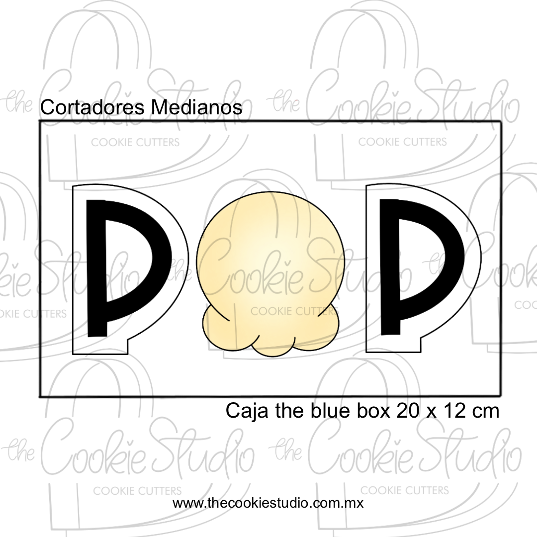 Set Cortadores de Galleta POP (2 Piezas)