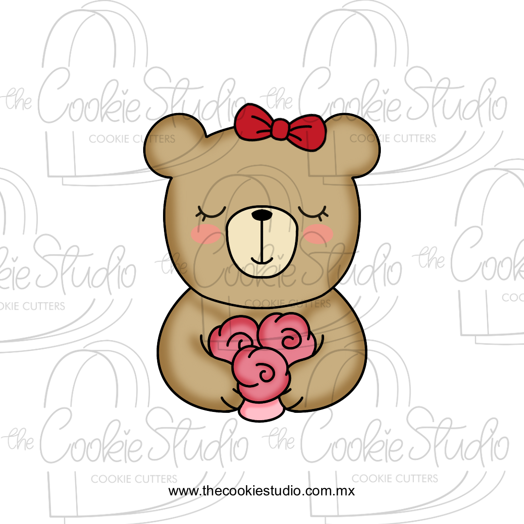 Cortador de Galleta Osita Enamorada