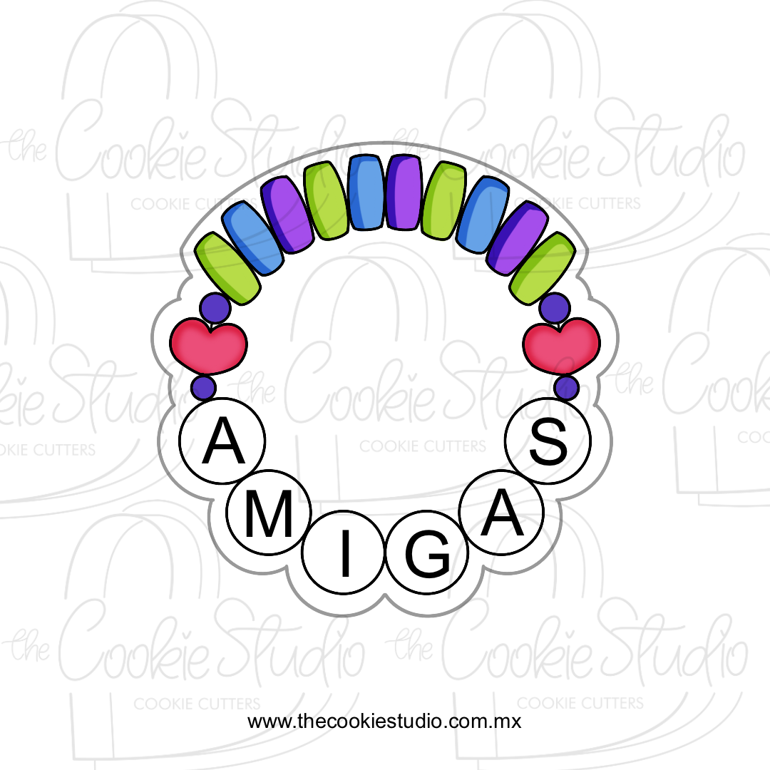 Cortador de Galleta Pulsera Amigas