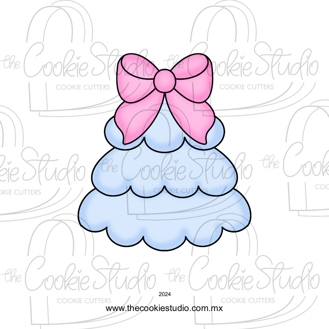 Cortador de Galleta Árbol Moño