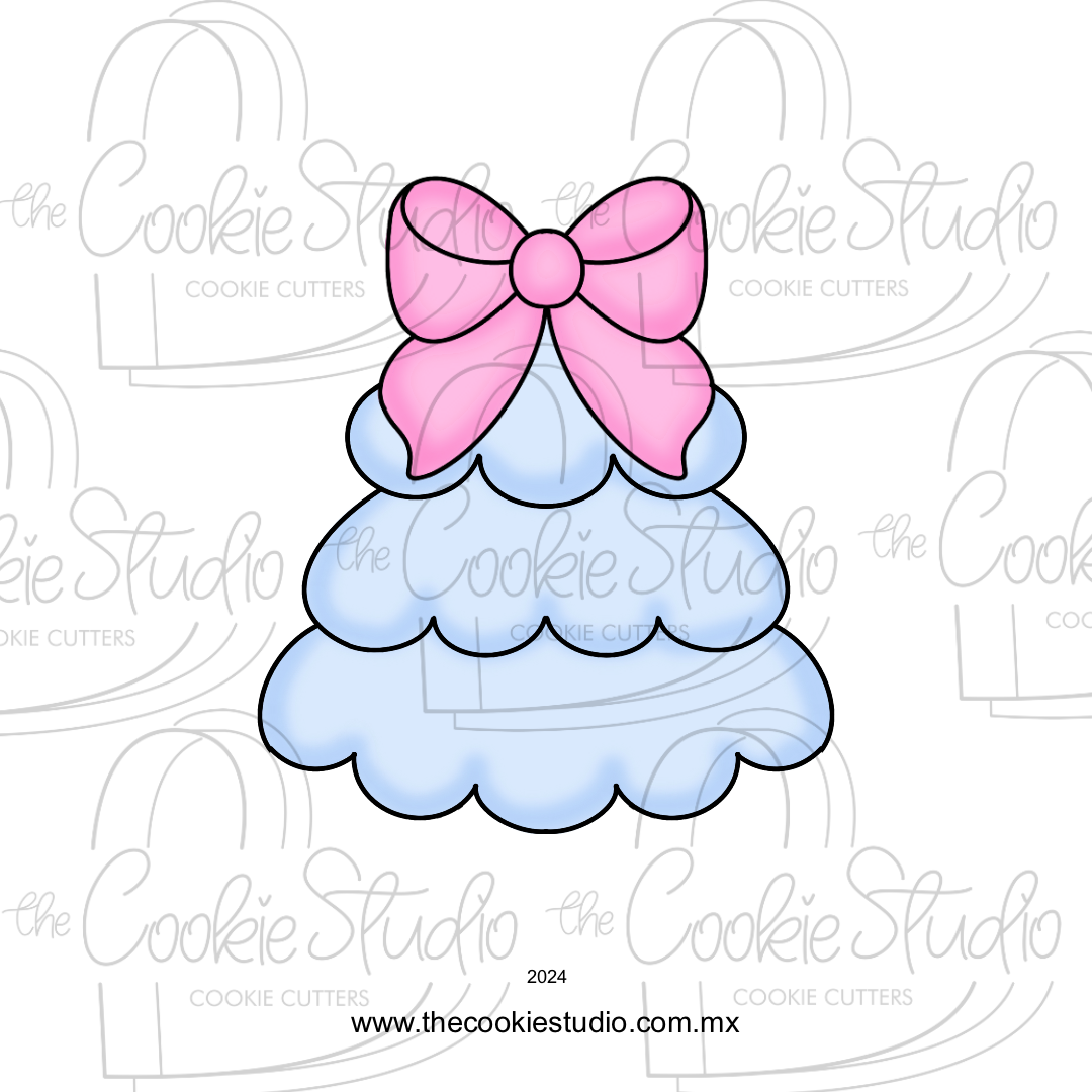 Cortador de Galleta Árbol Moño