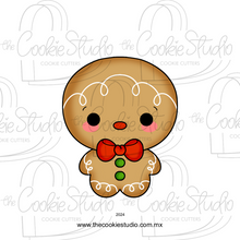 Cargar imagen en el visor de la galería, Cortador de Galleta Niño Jengibre Cabezón
