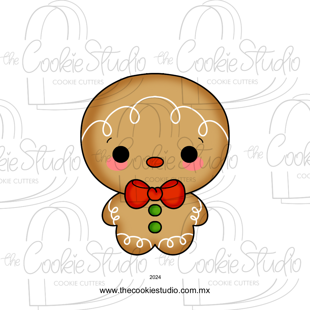 Cortador de Galleta Niño Jengibre Cabezón