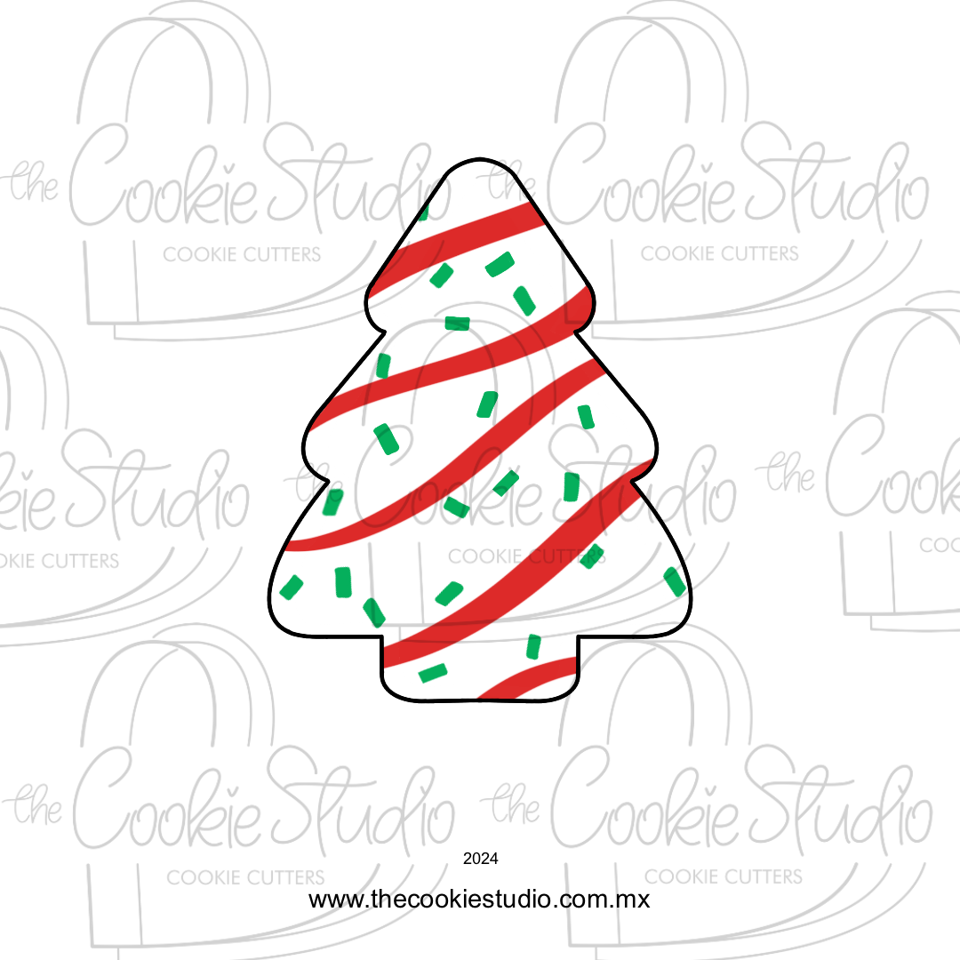 Cortador de Galleta Pastel de Árbol Navideño