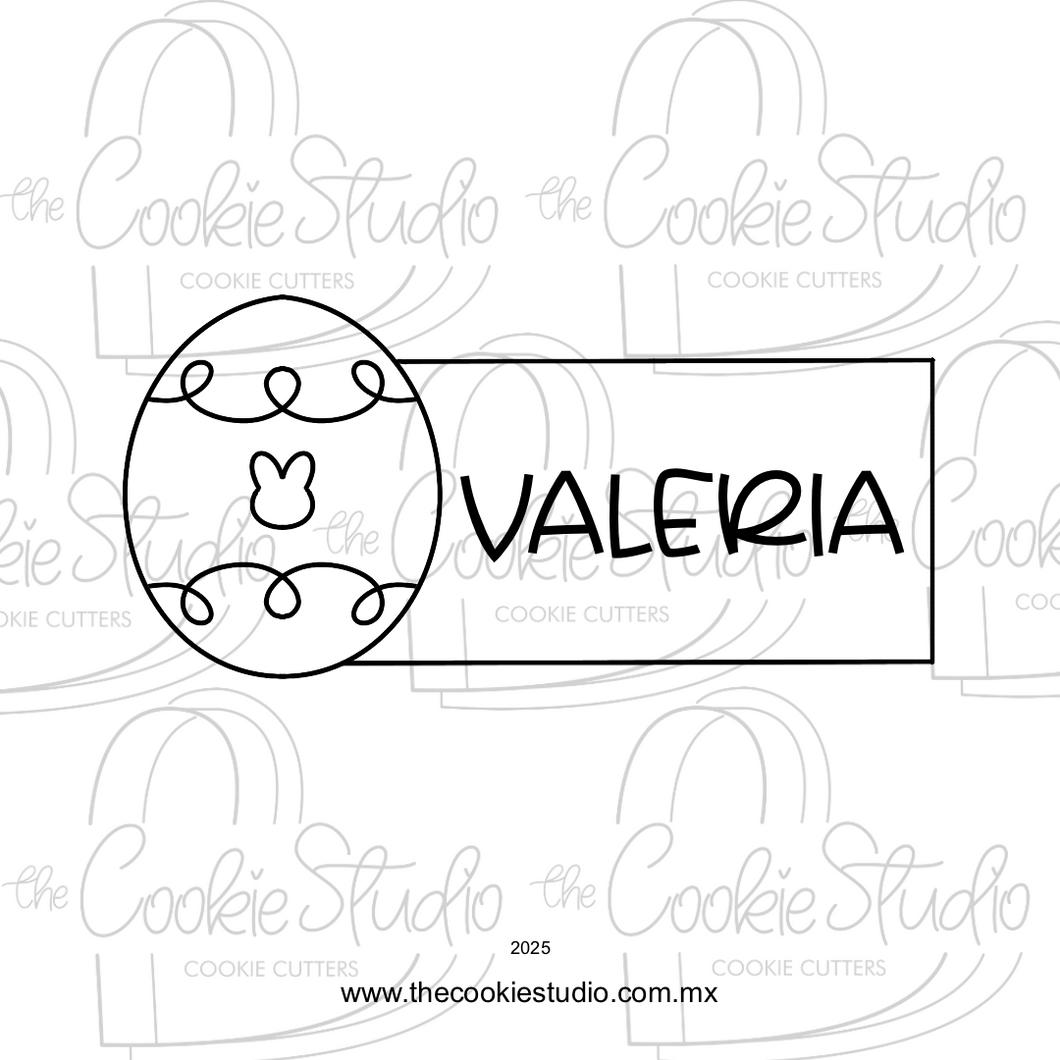 Cortador de Galleta Placa Huevito