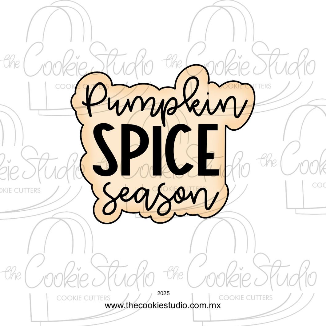 Cortador de Galleta Placa Pumpkin Spice